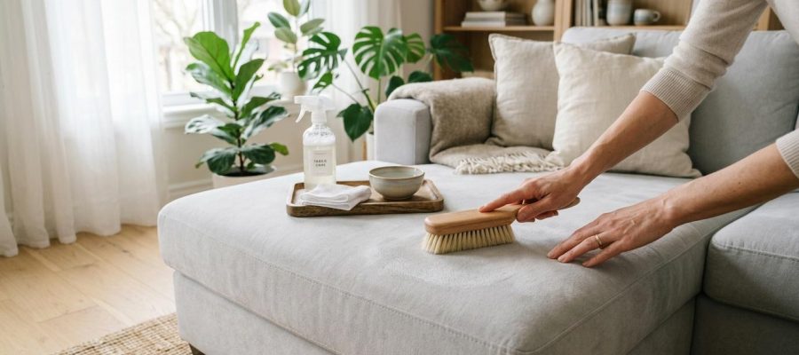 Comment nettoyer un canapé en microfibre : guide et astuces